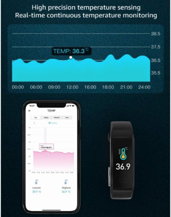 jawploy fitness tracker/distance tracker/sleep monitor