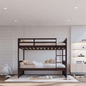bb10 twin/twin bunk bed espresso