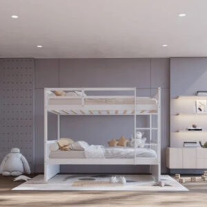 bb11 twin/twin bunk bed white