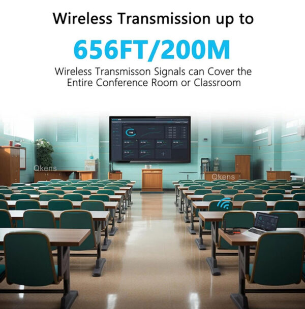 wl009 200m wireless hdmi extender screen mirror audio video transmitter receiver