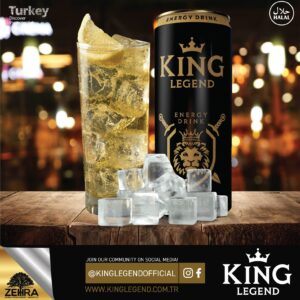 king legend gold – energy drink (pack of 24 × 250 ml)