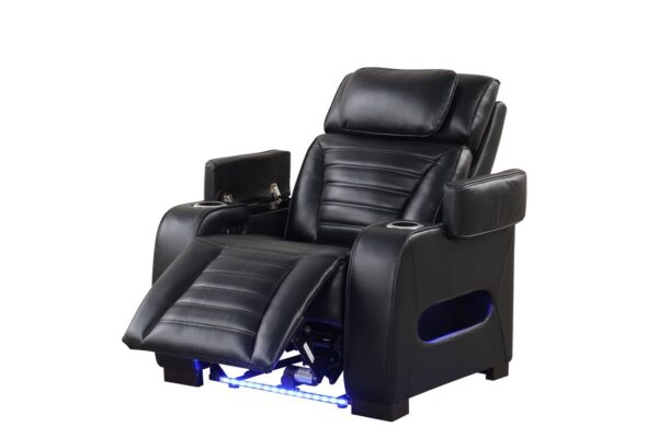 tokyo 3pc black power reclining set