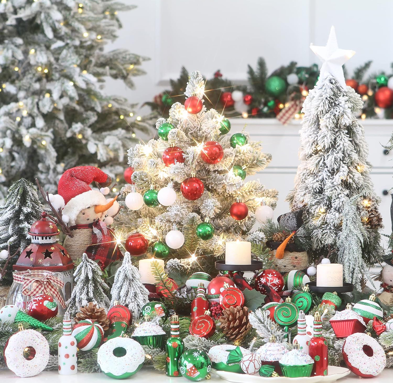 sea team – set of 80 shatterproof christmas ball ornaments, assorted decorative hanging ornaments with reusable gift box, for christmas tree (elf theme) sea team – set of 80 shatterproof christmas ball ornaments, assorted decorative hanging ornaments with reusable gift box, for christmas tree (elf theme)