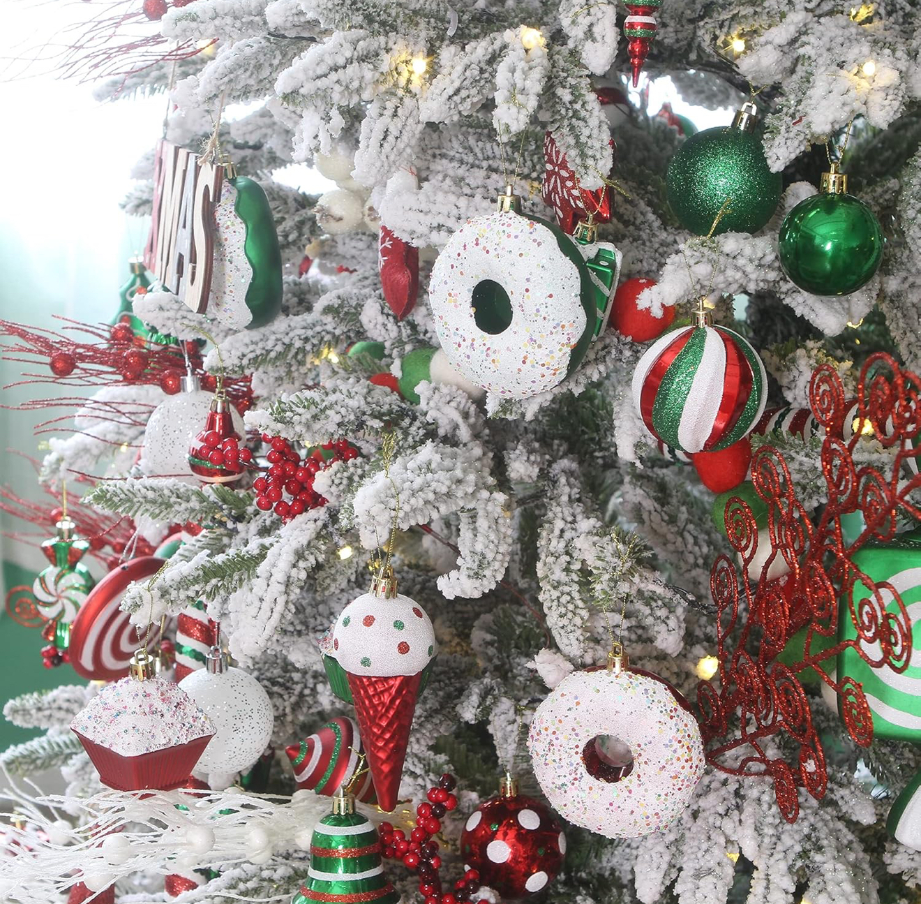 sea team – set of 80 shatterproof christmas ball ornaments, assorted decorative hanging ornaments with reusable gift box, for christmas tree (elf theme) sea team – set of 80 shatterproof christmas ball ornaments, assorted decorative hanging ornaments with reusable gift box, for christmas tree (elf theme)